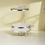 AL FURSAN  3.5L FOOD WARMER SILVER & WHITE MS Department Store Oman