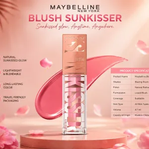 Maybelline  Sunkisser Blush 05 Blazing Blush MS Department Store Oman