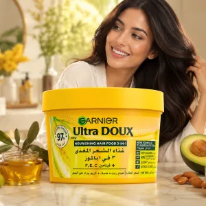 Ultra Doux Hair Food Banana-390Ml MS Department Store Oman