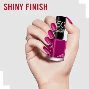 Rimmel 60 Seconds Nail Polish 340 -(Berries And Cream) MS Department Store Oman