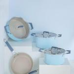 9 Pcs Nubira Series Crystal Ceramic Cookwarenavy MS Department Store Oman