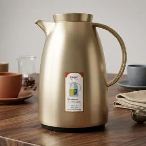 REGAL 1.5Ltr. P/B Flask Matt Gold Chrome Body MS Department Store Oman
