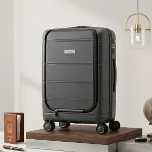 Antler Sofia Pp 4W Trolley S   Cabin With Front Pocket 25" - D.Grey MS Department Store Oman