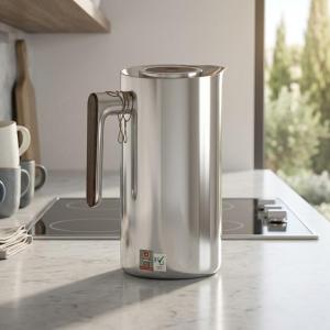 REGAL1.0Ltr.  Deluxe Vacuum Jug - Glass Liner [Silver
Color] MS Department Store Oman