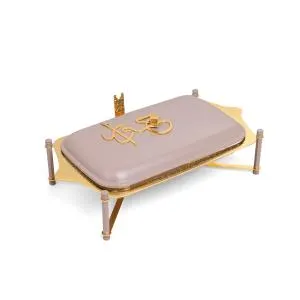 Stainless Steel Buffet - L From Jiwar -  Purple + Gold MS Department Store Oman