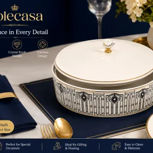 Solecasa 9.9" Sweet Box In Black Color MS Department Store Oman