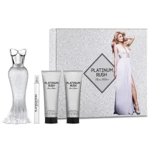 Paris Hilton Platinum Rush EDP 100ml + EDP 10ml + Body Lotion 90ml + Shower Gel 90ml (Women) MS Department Store Oman