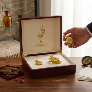 Spray (65Ml) & Oil (15Ml)_ Perfumes (Wooden Set) MS Department Store Oman