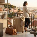 SONADA ABS & WHEELS TROLLEY  29 CHAMPAGNE