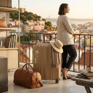 SONADA ABS & WHEELS TROLLEY  29 CHAMPAGNE