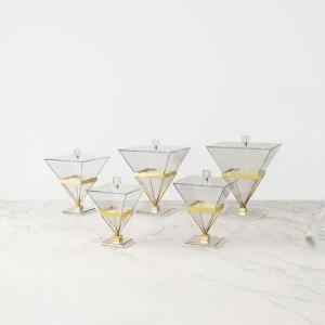 AL FURSAN  ACRILIC DATE BOWL Gold-2OCM MS Department Store Oman