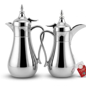 REGAL 0.7+ 1.0Ltr. S/S D W Vacuum Flask Set [FullSilver] MS Department Store Oman