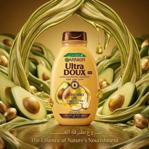 Garnier Ultra Doux Nourishing Avocado & Shea Butter Shampoo MS Department Store Oman