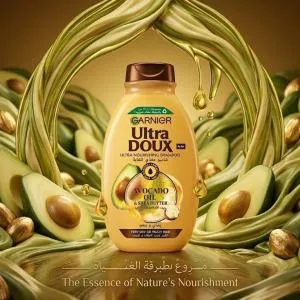Garnier Ultra Doux Nourishing Avocado & Shea Butter Shampoo MS Department Store Oman