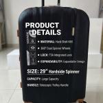 SONADA ABS & WHEELS TROLLEY  29" BLACK
