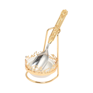 Buffet Spoon Holder From Jiwar - Gold MS Department Store Oman