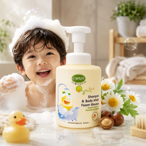 Enfant Organic Plus Shampoo&Body Wash Foam Mousse-400Ml MS Department Store Oman