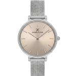 Daniel Klein Women'S Minimalist Silver Mesh Strap Analog Watch – Champagne Dial MS Department Store Oman