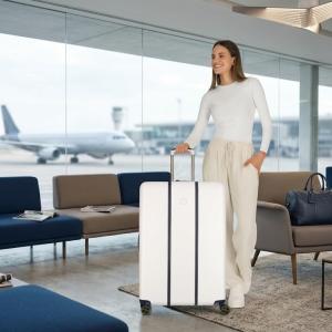 Delsey Trolley Deauville 822Cm Ivory/Navy MS Department Store Oman