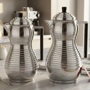 REGAL 0.7Ltr. + 1.0Ltr. P / B  Vacuum Flask Set[FullSilver] MS Department Store Oman