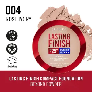 Rimmel Lasting Finish Compact Foundation 004 -(Rose Ivory) MS Department Store Oman