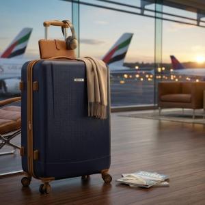 SONADA ABS & WHEELS TROLLEY  29" NAVY BLUE