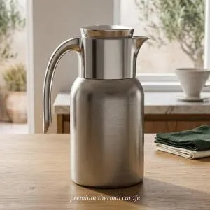 REGAL1.0Ltr. D W S/S Vacuum Jug [Full Silver] MS Department Store Oman