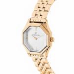 Daniel Klein Women'S Rose Gold Octagonal Analog Wrist Watch With White Dial & Stainless Steel Bracelet MS Department Store Oman