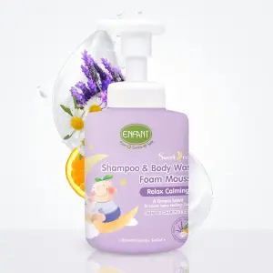 Enfant Sweet Dream Shampoo&Body Foam Mousse-400Ml MS Department Store Oman
