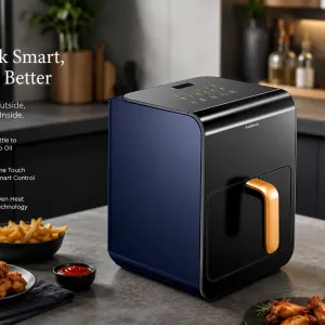 Panasonic Air Fryer 6 Ltr, Led Touch Screen, 11 Smart Cooking Settings. MS Department Store Oman