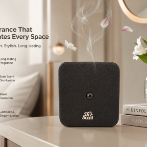 Diffuser Dr Scent Plug-In New Uk Silver Black With Logo (N.Device) MS Department Store Oman