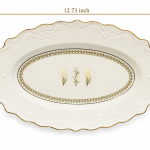 Solecasa Oval Plate- 12.73 Inches MS Department Store Oman