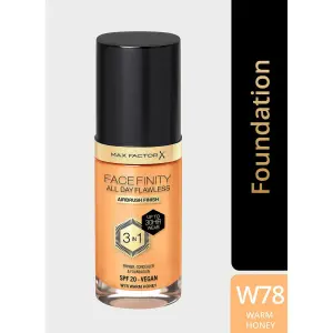 Maxfactor FF Ad Foundation Rg Facefinity W78 -(Warm Honey) MS Department Store Oman