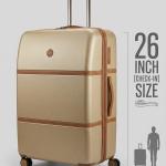 Pierre Cardin Tours Bayer Pc Trolley S   26" Champagne MS Department Store Oman