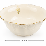 Solecasa 7.9Bowl White Whith Printed MS Department Store Oman