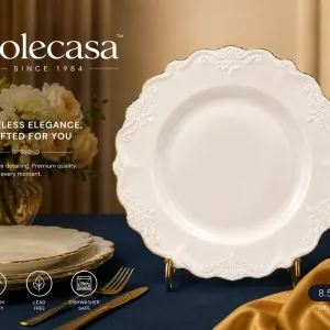 Solecasa 6/S 8 5"Plate Plain White MS Department Store Oman