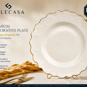 Solecasa 6/S 10 5Plate Plain White MS Department Store Oman