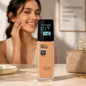 Maybelline Fit Me Foundation Matte Poreless Spf 326 - Dc MS Department Store Oman