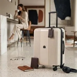 Delsey Trolley Ophelie Val 831 82 Beige MS Department Store Oman