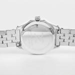 Daniel Klein Women'S Two-Tone Stainless Steel Octagonal Analog Wrist Watch – Silver White Dial MS Department Store Oman