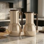 REGAL0.7Ltr. + 1.0Ltr. V-Flask Set [Light CoffeeWooden] MS Department Store Oman