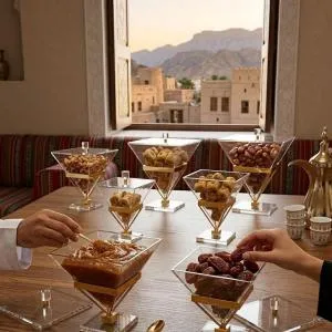 AL FURSAN  ACRILIC DATE BOWL Gold-2OCM MS Department Store Oman