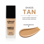 Matte Max High Coverage Foundation Spf 20 -  Tan MS Department Store Oman