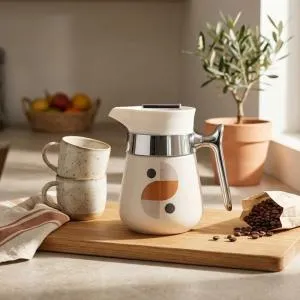 REGAL0.5Ltr. D W S/S Painted Vacuum Jug with
Painting [2 Decors Mix] MS Department Store Oman