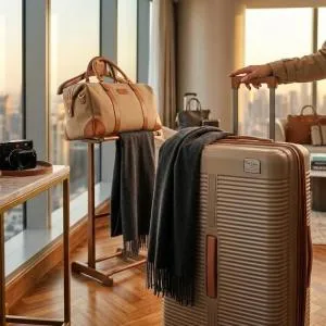Pierre Cardin Nagga Brand Pp Trolley S   29 L.T Coffee MS Department Store Oman