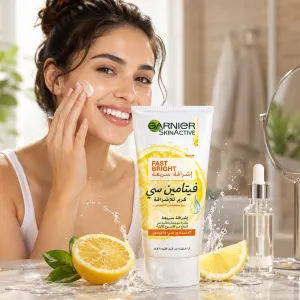 Skin Active Fast Bright Face Wash With Vitamin C And Lemon - 100Ml MS Department Store Oman