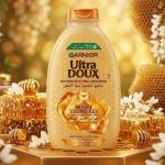 Garnier Ultra Doux Reconstructing Honey Treasures Repairing Shampoo-200Ml MS Department Store Oman