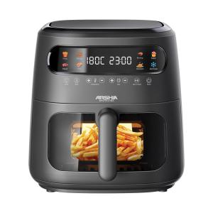 8L Window Basket Air Fryer - Black MS Department Store Oman