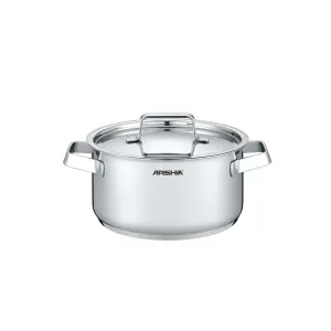 22Cm Casserole Stainles Steel With Lid MS Department Store Oman