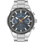 Daniel Klein Exclusive Men'S Multifunction Stainless Steel Watch – Blue Dial & Silver Bracelet MS Department Store Oman